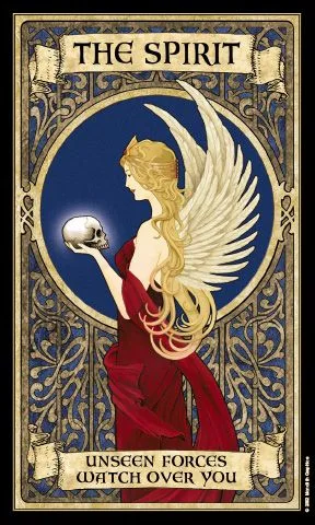 The Spirit, a card from Madame Endora's Fortune Cards